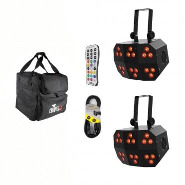 Chauvet Wash FX HEX Lighting Effects with Gear Bags Bundle