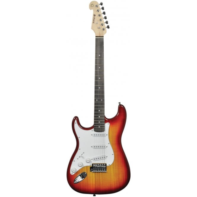 Chord Chord  CAL63-LH-CS Left Hand Electric Guitar - Cherryburst