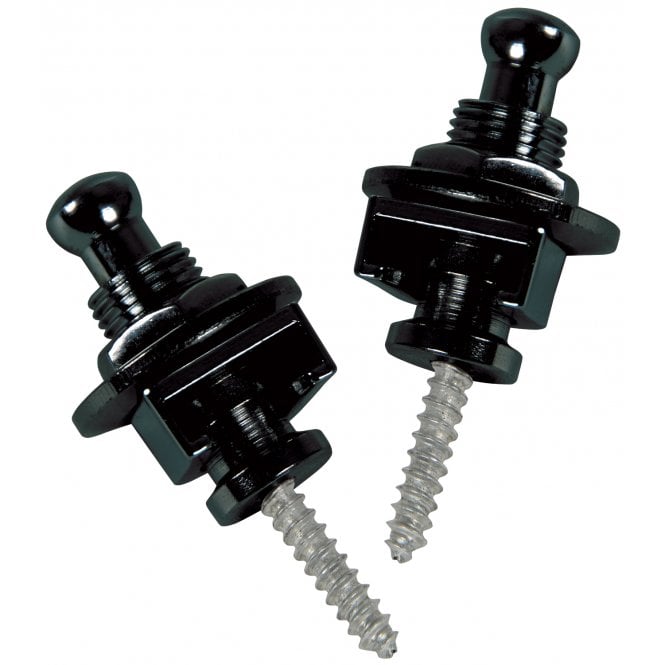 Chord Chord  Strap Locks for Guitar - Black (Set of 2)