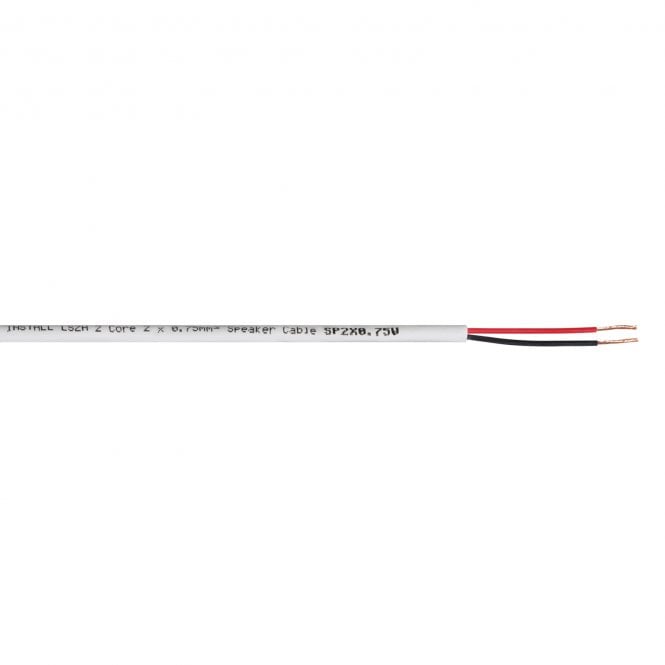 elumen8 elumen8  INSTALL 2 x 0.75mm2 Speaker Cable, 100m Drum White