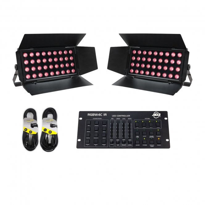 Equinox Equinox  Cabaret Colour Twin Pack & Controller Bundle