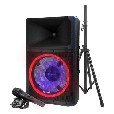 Gemini GSP-L2200PK Bluetooth Speaker with Microphone & Stand