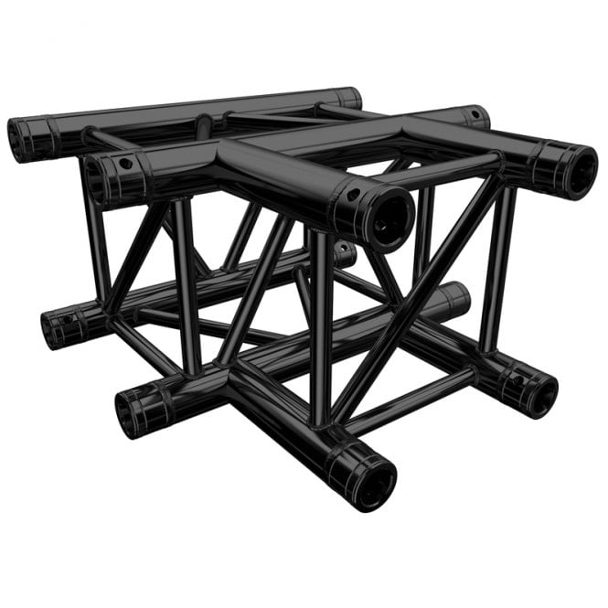 Global Truss Global Truss  F34 PL Stage Black T Piece (4129-35PL-B)