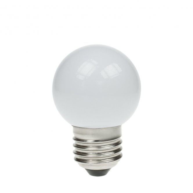 Prolite Prolite  1W LED Poly Golf Ball Lamp ES 6000K White