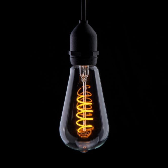 Prolite Prolite  4W Dimmable LED ST64 Spiral Lamp Fil BC Yellow