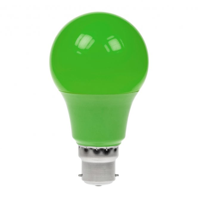 Prolite Prolite  6W Dimmable LED GLS Lamp BC Green
