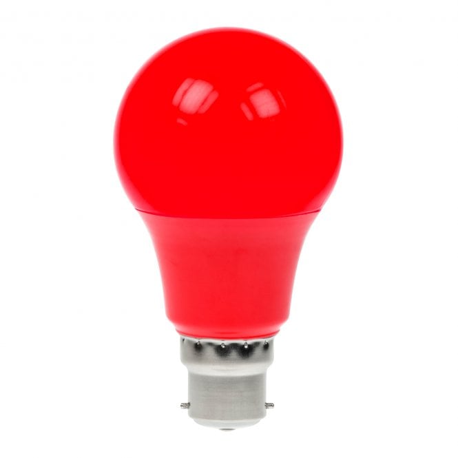 Prolite Prolite  6W Dimmable LED GLS Lamp BC Red