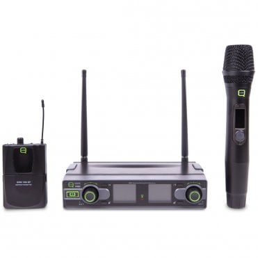 Q-Audio QWM1950HH+BP Dual UHF Wireless System - CH38