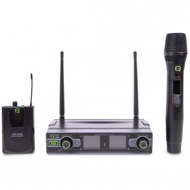 Q-Audio QWM1950HH+BP Dual UHF Wireless System - CH70