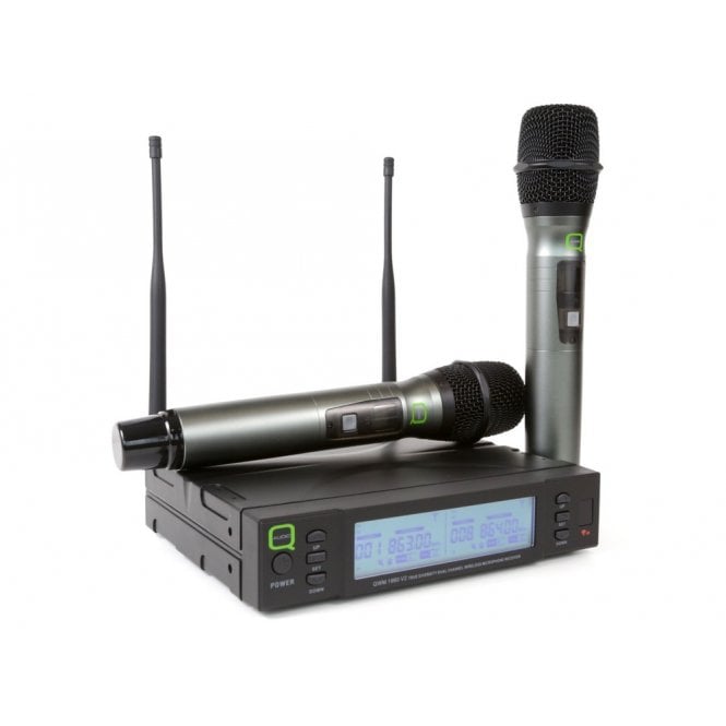 Q-Audio Q-Audio  QWM1960HH Dual UHF Handheld System - CH70