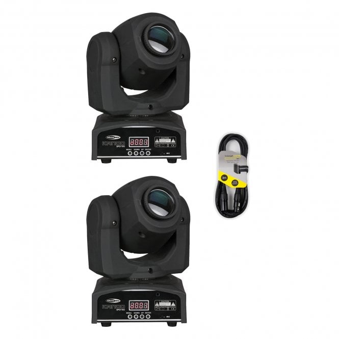 Showtec Showtec  Kanjo Spot 60 Moving Head x2 Bundle