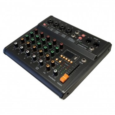 ZZIPP ZZMXBTR6 6 Channel Mixer with DSP Effects & Bluetooth